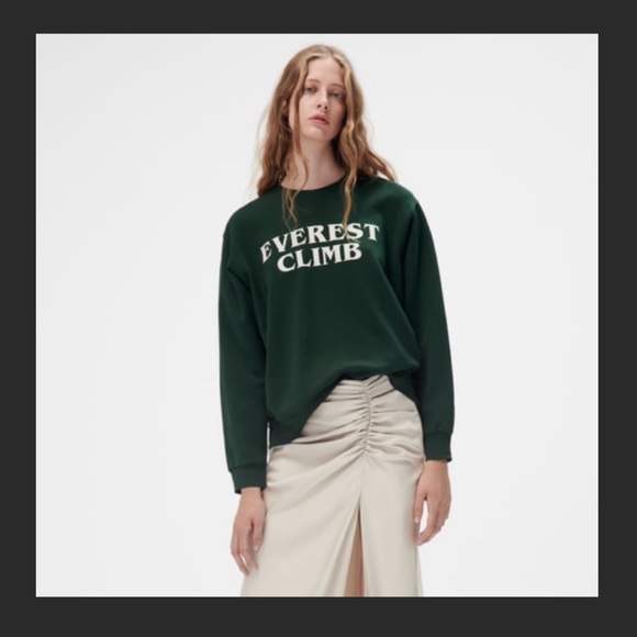 Zara Sweatshirt in green size Large - Picture 7 of 7